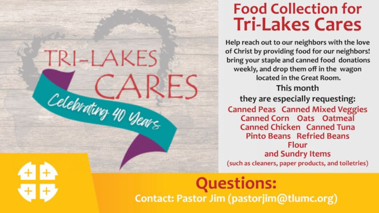 Food Collection for Tri-Lakes Cares
